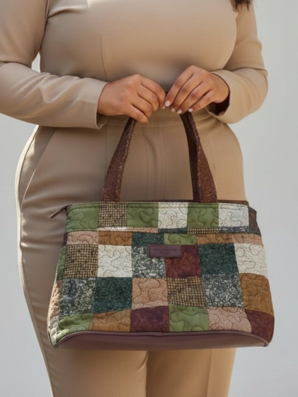 Y2K quilted patchwork tote purse - Donna Sharp brand